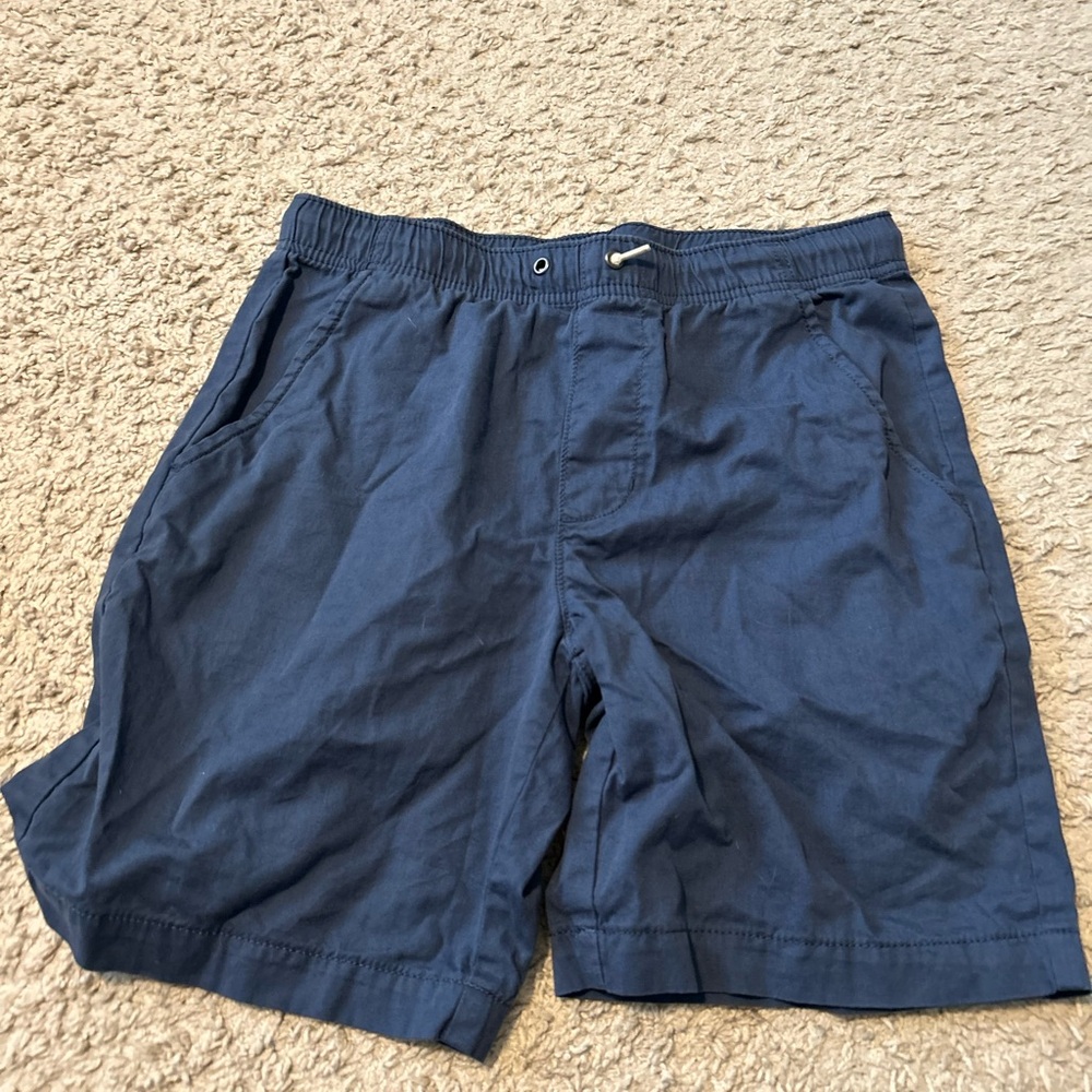 Boy’s Navy Elastic-Waist Casual Shorts